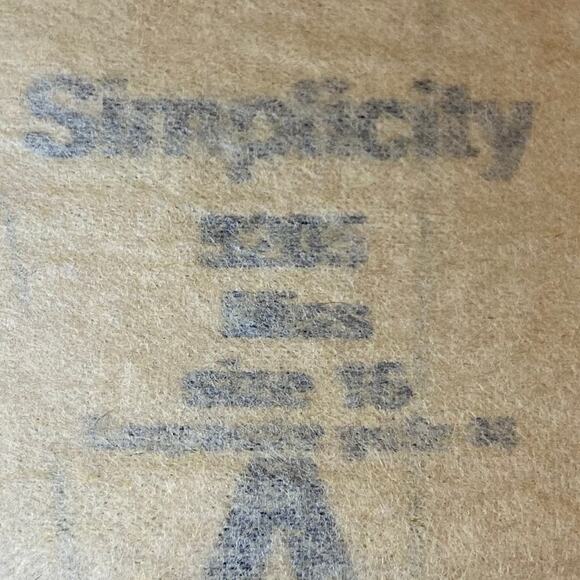 Vtg Simplicity 5205 Pant Pattern 16 Miss Uncut Belt Loop Front Pocket Casual - Picture 5 of 6